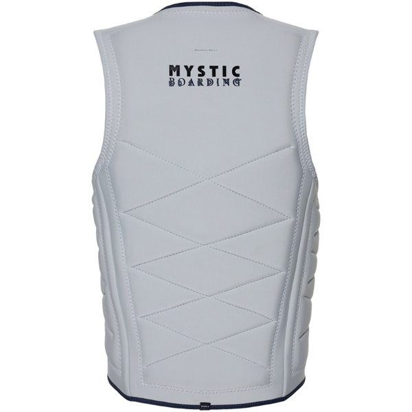 Mystic Mens Outlaw Front Zip Wake Impact Vest 35005.240226 - Off White